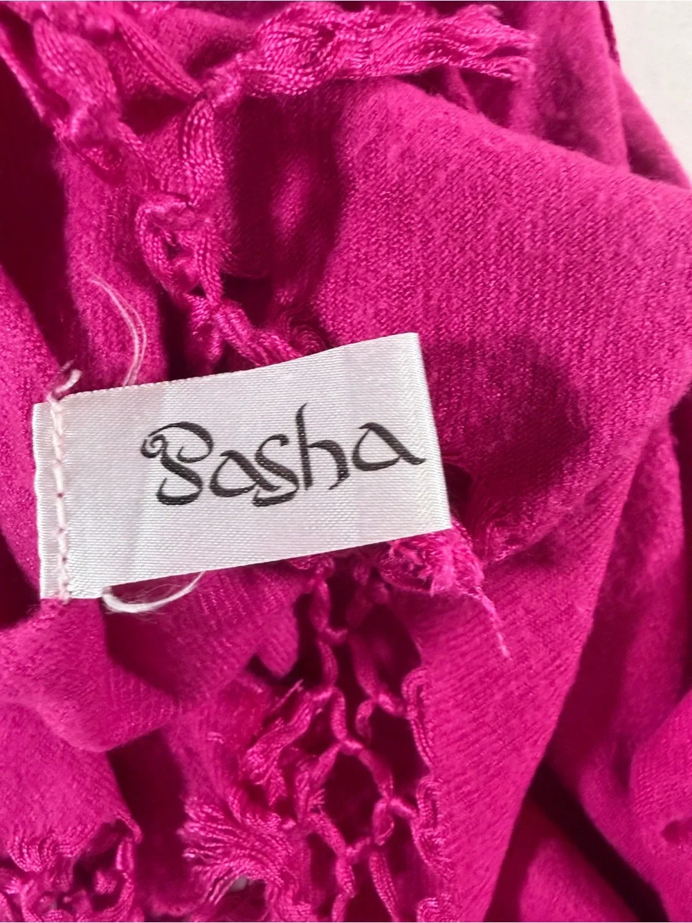 Fuchsia Wrap Scarf
